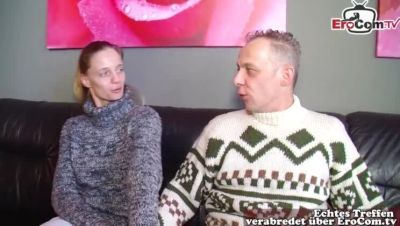 Hot German Teen Nikky Om Shares First MMF Threesome with GF - Amateur Casting Fuck - xxxfiles.com - Germany