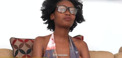 Big Tits Nubian Teen Giving Porducer Sloppy Deepthroat At Amateur Casting! - inxxx.com