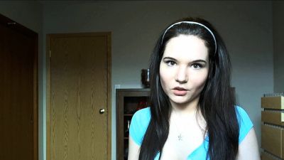 Russian brunette busty camgirl masturbating on webcam - drtuber.com - Russia