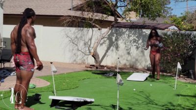 Strip Cornhole Leads To Real Ebony Couple With Dreads Way And Lyric Sky - hclips.com
