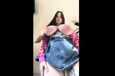 Big boob brunette masturbates on webcam - drtuber.com