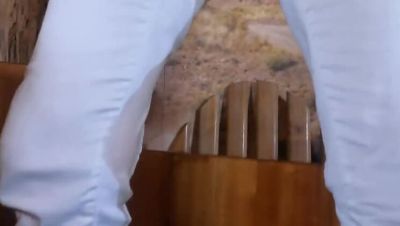Blonde German Teen Bikergirl_97 Pissing in Tight White Jeans - Amateur HD - xxxfiles.com - Germany