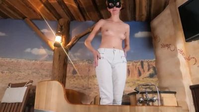 Blonde German Teen Bikergirl_97 Pissing in Tight White Jeans - Amateur HD - xxxfiles.com - Germany