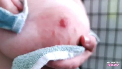 Hairy Mature BBW Wife Shows Her Big Natural Tits Up Close - Homemade Amateur Video - veryfreeporn.com - Britain