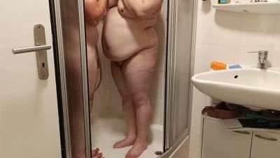 Hot German Couple Shower Sex - Amateur BBW Soaped & Fingered in HD - xxxfiles.com - Germany