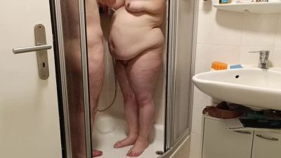 Hot German Couple Shower Sex - Amateur BBW Soaped & Fingered in HD - xxxfiles.com - Germany