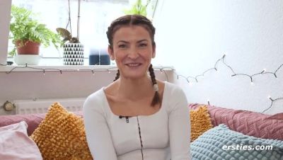 Hot German Amateur Ella P Masturbates with Vibrator & Lotion - Solo HD Porn - xxxfiles.com - Germany