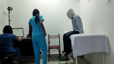 Hot Latina Doctor & Nurse Fuck Patient on Stretcher - Amateur Clinic Sex - xxxfiles.com - Ecuador