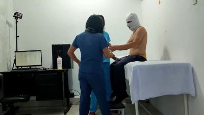 Hot Latina Doctor & Nurse Fuck Patient on Stretcher - Amateur Clinic Sex - xxxfiles.com - Ecuador