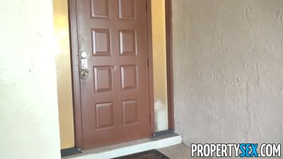 Propertysex super-sexy blonde real estate agent pounds private investigator in hidden room - sexu.com