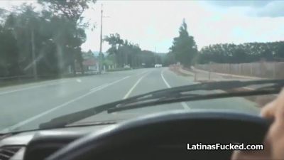 This no bra busty Latina amateur likes it rough - sexu.com