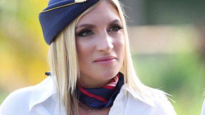 Hot Stewardesses Fuck Passenger in Threesome - Amateur MILF Action - veryfreeporn.com