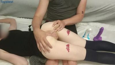 Stepsister Gets Super Happy With Big Dildos & Magic Wand - Rough Homemade Fun! - veryfreeporn.com