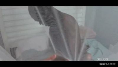 Hot amateur wives in lingerie sucking big black cocks - interracial foursome fuck - porntry.com