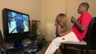 Mini Stallion sucks BBC while gamer boyfriend plays - Homemade Anal & Blowjob - xxxfiles.com