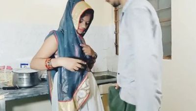 Hot Indian Aunty Vija Romantic Kitchen Sex - Full HD Homemade XXX Video - xxxfiles.com - India
