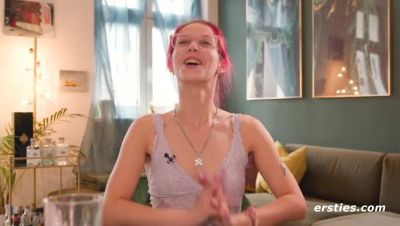 Hot German Amateur Diana Masturbates with Vibrator - Shaved Pussy & Small Tits Solo Action - veryfreeporn.com - Germany