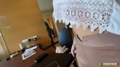 JohnTronX - Gorgeous Thai amateur cowgirl sex on the couch in POV - hotmovs.com - Thailand