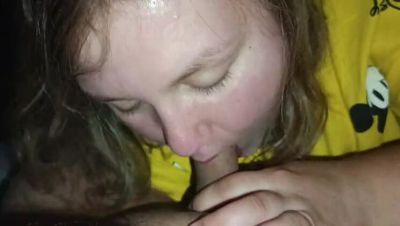Hot French Couple - Kneeling Blowjob & Cum on Tits - Hardcore BDSM Sucking - xxxfiles.com - France