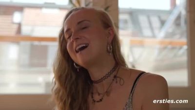 Hot German amateur Luna plays with her big natural tits and slides dildo deep in pussy outdoors - xxxfiles.com - Germany