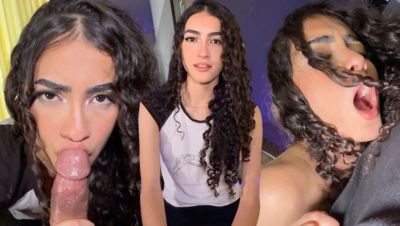 18yo Latina Teen Records Her First Sex Tape - Nervous Amateur Blowjob & Doggy Style - porntry.com - Colombia - Chile