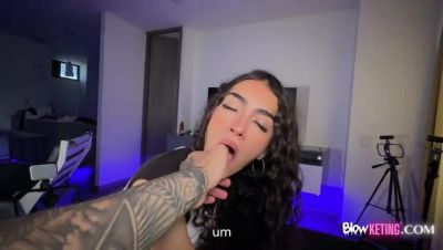 18yo Latina Teen Records Her First Sex Tape - Nervous Amateur Blowjob & Doggy Style - porntry.com - Colombia - Chile