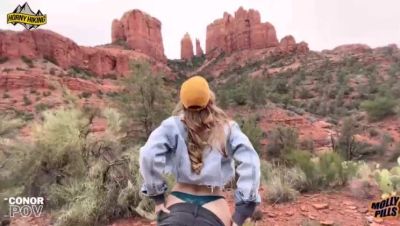 Molly Pills - Horny Hiking Sex with Molly Pills - Amateur Outdoor Blowjob & Hardcore POV - xxxfiles.com