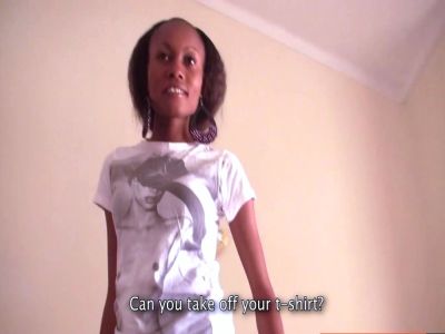 Amateur Skinny Black MILF Stretched Wide - drtuber.com