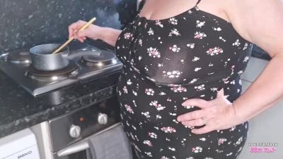 Homemade BBW Wife in Sheer Pantyhose - Mature MILF Shows Big Ass & Hairy Pussy - xxxfiles.com - Britain