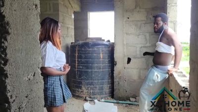 Street Thug Pounds Young College Teen in School Uniform - Big Tits Amateur Fuck - veryfreeporn.com