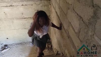 Street Thug Pounds Young College Teen in School Uniform - Big Tits Amateur Fuck - veryfreeporn.com