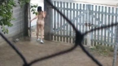 Hot Brazilian Wife Gets Naked Outside - Amateur Flashing & Dirty Talk - xxxfiles.com - Brazil