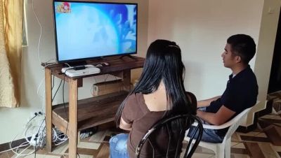 Hot Latina Employee Sucks Boss's Big Dick While He Watches Dragon Ball - Amateur Hardcore Fuck - xxxfiles.com