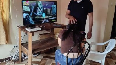 Hot Latina Employee Sucks Boss's Big Dick While He Watches Dragon Ball - Amateur Hardcore Fuck - xxxfiles.com