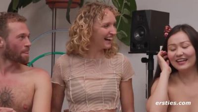 German Amateur Truth or Dare 3 - Horny Friends Suck & Fuck in Hot Group Sex (Part 2) - porntry.com - Germany