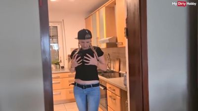 Deutsche Amateure - German Big Tit Amateur Sticks A Corn Up Her Cunt & Licks The Pussy Juice German Sex - hclips.com - Germany