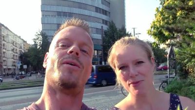 Blonde amateur babe cockbouncing outdoor - drtuber.com