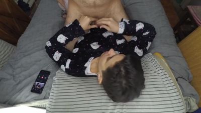 Handjob And Cum Mouthful Before Bed With Verified Amateurs - hclips.com