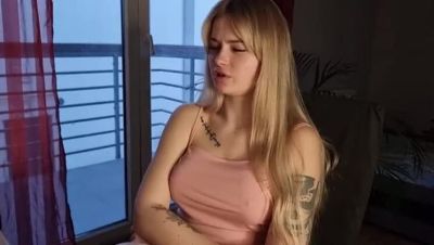 Blonde Polish Babe VladaMais Gets Face Fucked & Cumshot - Homemade HD - porntry.com - Poland