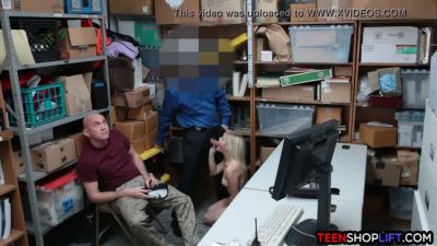 Young couple caught stealing get two options from security - sexu.com