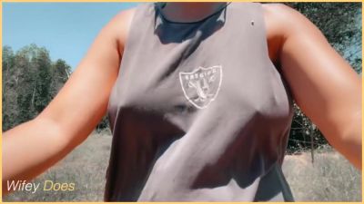 Verified Amateurs - Dared Walking Around Side Boob On Public Beach - hclips.com