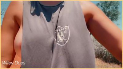 Verified Amateurs - Dared Walking Around Side Boob On Public Beach - hclips.com