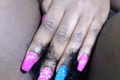Hairy Black Amateur Close-Up Masturbation Video - drtuber.com
