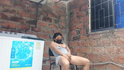Verified Amateurs And Mi Vecina In My Slutty Neighbor In The Yard Showing Her Pussy - Under Her Dress - hclips.com