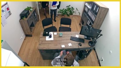 LOAN4K. Family couple came to get a loan and wife decided to fuck with a manager right there - hotmovs.com - Czech Republic