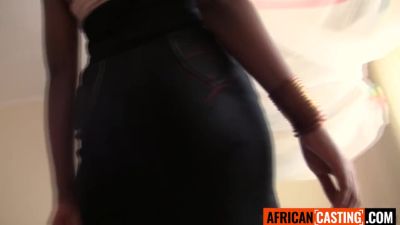 Big Tits Ebony Model Pussy Stretched Wide In Fake Homemade Audition - hotmovs.com