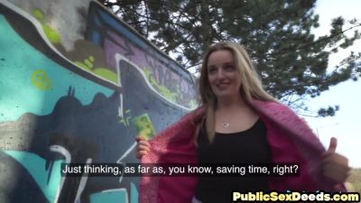 Real pulled amateur ravaged outdoor POV - hotmovs.com