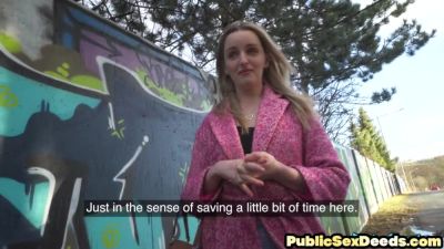 Real pulled amateur ravaged outdoor POV - hotmovs.com