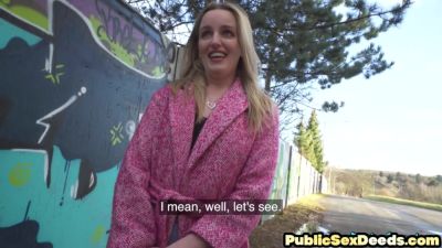 Real pulled amateur ravaged outdoor POV - hotmovs.com