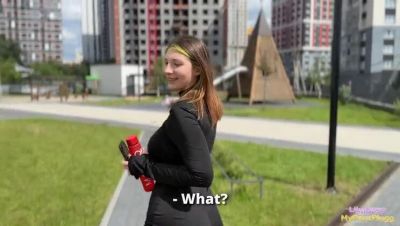 Cute Teen Neighbour Tricked Into Fucking - Big Tits Amateur Doggy Style & Real Orgasm - veryfreeporn.com - Russia